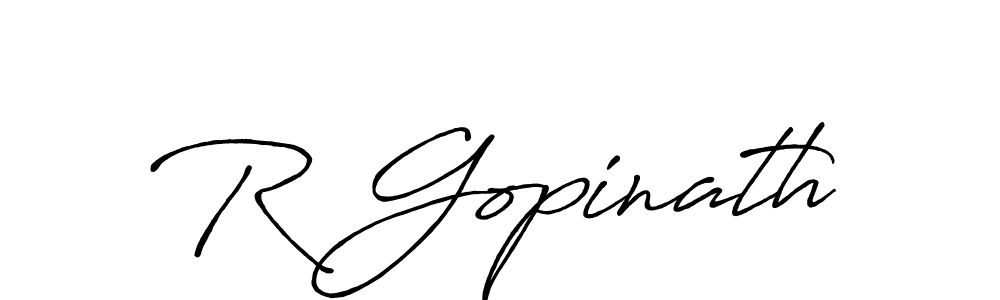 R Gopinath stylish signature style. Best Handwritten Sign (Antro_Vectra_Bolder) for my name. Handwritten Signature Collection Ideas for my name R Gopinath. R Gopinath signature style 7 images and pictures png