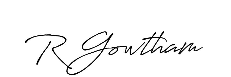 How to Draw R Gowtham signature style? Antro_Vectra_Bolder is a latest design signature styles for name R Gowtham. R Gowtham signature style 7 images and pictures png