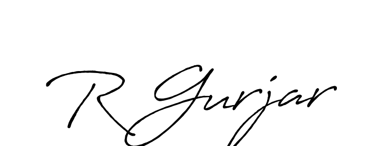 Also You can easily find your signature by using the search form. We will create R Gurjar name handwritten signature images for you free of cost using Antro_Vectra_Bolder sign style. R Gurjar signature style 7 images and pictures png