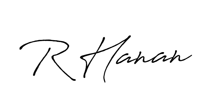 Best and Professional Signature Style for R Hanan. Antro_Vectra_Bolder Best Signature Style Collection. R Hanan signature style 7 images and pictures png