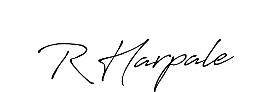 It looks lik you need a new signature style for name R Harpale. Design unique handwritten (Antro_Vectra_Bolder) signature with our free signature maker in just a few clicks. R Harpale signature style 7 images and pictures png