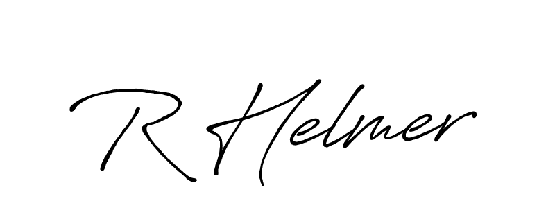 Also we have R Helmer name is the best signature style. Create professional handwritten signature collection using Antro_Vectra_Bolder autograph style. R Helmer signature style 7 images and pictures png