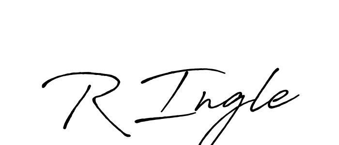 You should practise on your own different ways (Antro_Vectra_Bolder) to write your name (R Ingle) in signature. don't let someone else do it for you. R Ingle signature style 7 images and pictures png