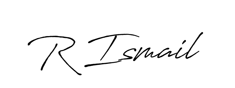 Also You can easily find your signature by using the search form. We will create R Ismail name handwritten signature images for you free of cost using Antro_Vectra_Bolder sign style. R Ismail signature style 7 images and pictures png