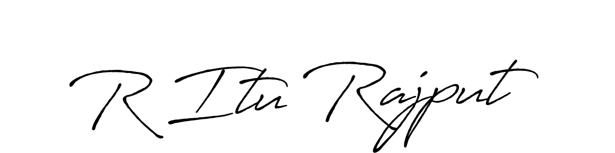 Here are the top 10 professional signature styles for the name R Itu Rajput. These are the best autograph styles you can use for your name. R Itu Rajput signature style 7 images and pictures png