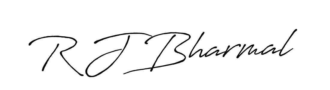 Similarly Antro_Vectra_Bolder is the best handwritten signature design. Signature creator online .You can use it as an online autograph creator for name R J Bharmal. R J Bharmal signature style 7 images and pictures png