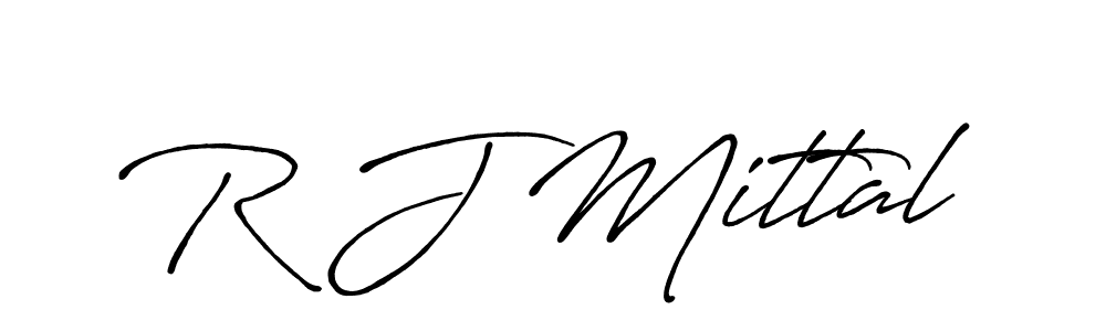 Also You can easily find your signature by using the search form. We will create R J Mittal name handwritten signature images for you free of cost using Antro_Vectra_Bolder sign style. R J Mittal signature style 7 images and pictures png