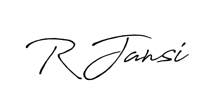 Once you've used our free online signature maker to create your best signature Antro_Vectra_Bolder style, it's time to enjoy all of the benefits that R Jansi name signing documents. R Jansi signature style 7 images and pictures png