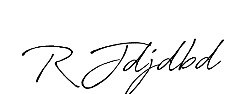 How to make R Jdjdbd name signature. Use Antro_Vectra_Bolder style for creating short signs online. This is the latest handwritten sign. R Jdjdbd signature style 7 images and pictures png