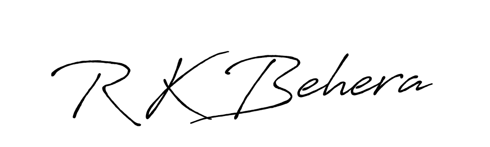 It looks lik you need a new signature style for name R K Behera. Design unique handwritten (Antro_Vectra_Bolder) signature with our free signature maker in just a few clicks. R K Behera signature style 7 images and pictures png