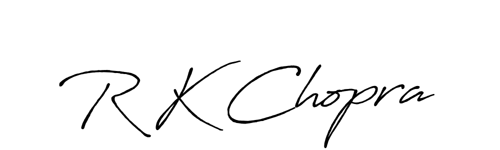 if you are searching for the best signature style for your name R K Chopra. so please give up your signature search. here we have designed multiple signature styles  using Antro_Vectra_Bolder. R K Chopra signature style 7 images and pictures png