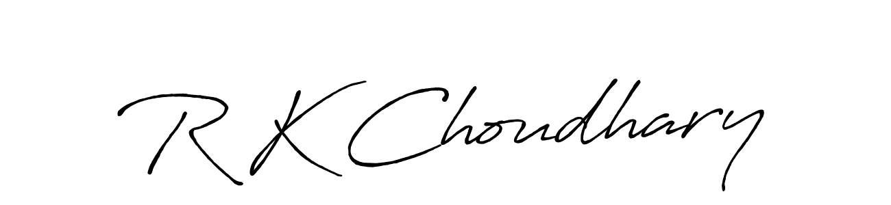 Also You can easily find your signature by using the search form. We will create R K Choudhary name handwritten signature images for you free of cost using Antro_Vectra_Bolder sign style. R K Choudhary signature style 7 images and pictures png