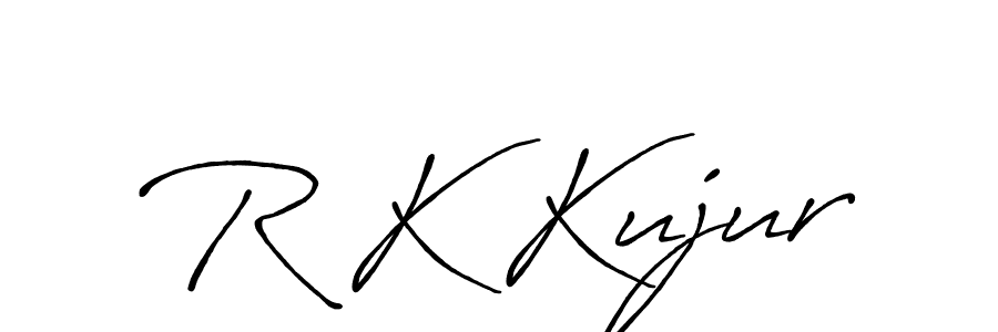 You should practise on your own different ways (Antro_Vectra_Bolder) to write your name (R K Kujur) in signature. don't let someone else do it for you. R K Kujur signature style 7 images and pictures png