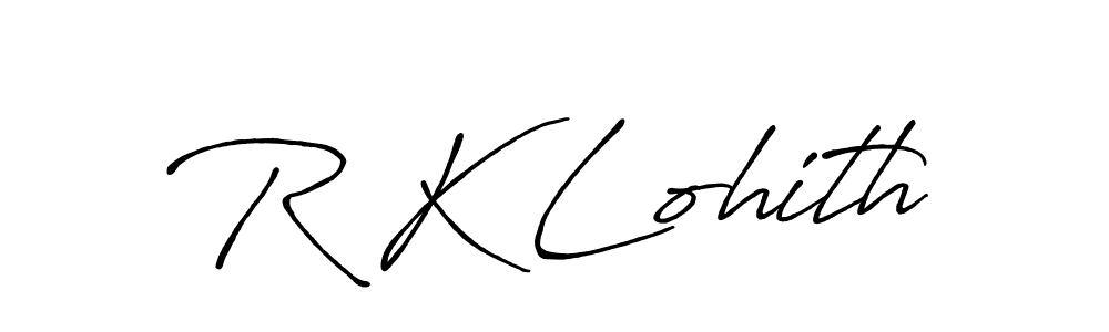 Make a short R K Lohith signature style. Manage your documents anywhere anytime using Antro_Vectra_Bolder. Create and add eSignatures, submit forms, share and send files easily. R K Lohith signature style 7 images and pictures png