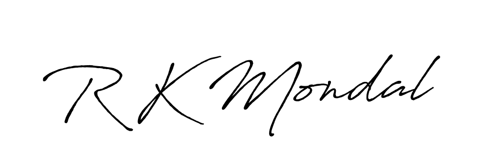 R K Mondal stylish signature style. Best Handwritten Sign (Antro_Vectra_Bolder) for my name. Handwritten Signature Collection Ideas for my name R K Mondal. R K Mondal signature style 7 images and pictures png