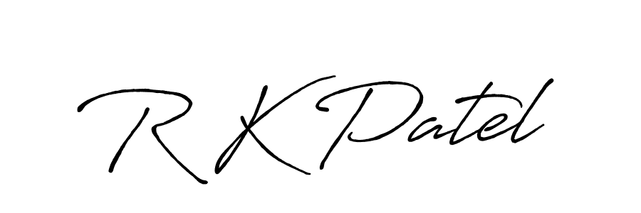 It looks lik you need a new signature style for name R K Patel. Design unique handwritten (Antro_Vectra_Bolder) signature with our free signature maker in just a few clicks. R K Patel signature style 7 images and pictures png