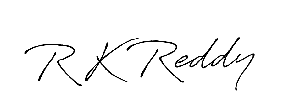 Design your own signature with our free online signature maker. With this signature software, you can create a handwritten (Antro_Vectra_Bolder) signature for name R K Reddy. R K Reddy signature style 7 images and pictures png