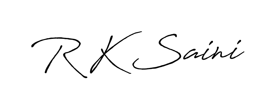 Similarly Antro_Vectra_Bolder is the best handwritten signature design. Signature creator online .You can use it as an online autograph creator for name R K Saini. R K Saini signature style 7 images and pictures png