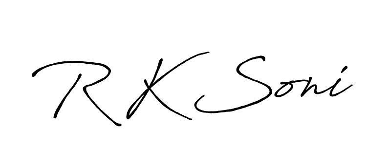 Once you've used our free online signature maker to create your best signature Antro_Vectra_Bolder style, it's time to enjoy all of the benefits that R K Soni name signing documents. R K Soni signature style 7 images and pictures png