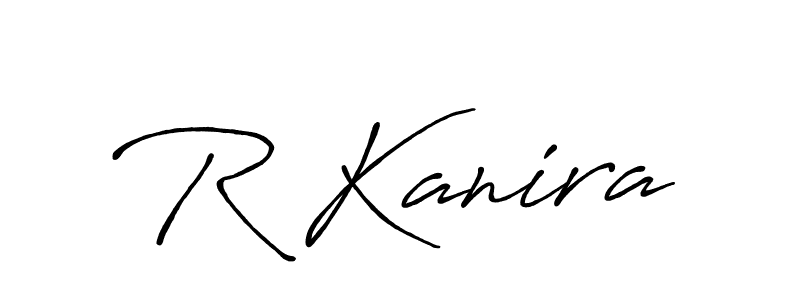 Once you've used our free online signature maker to create your best signature Antro_Vectra_Bolder style, it's time to enjoy all of the benefits that R Kanira name signing documents. R Kanira signature style 7 images and pictures png