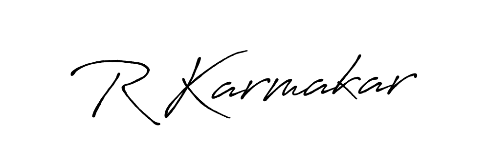 R Karmakar stylish signature style. Best Handwritten Sign (Antro_Vectra_Bolder) for my name. Handwritten Signature Collection Ideas for my name R Karmakar. R Karmakar signature style 7 images and pictures png