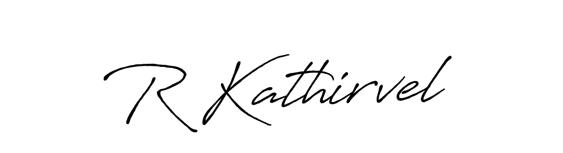 Make a beautiful signature design for name R Kathirvel. Use this online signature maker to create a handwritten signature for free. R Kathirvel signature style 7 images and pictures png