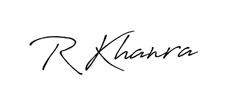 You can use this online signature creator to create a handwritten signature for the name R Khanra. This is the best online autograph maker. R Khanra signature style 7 images and pictures png