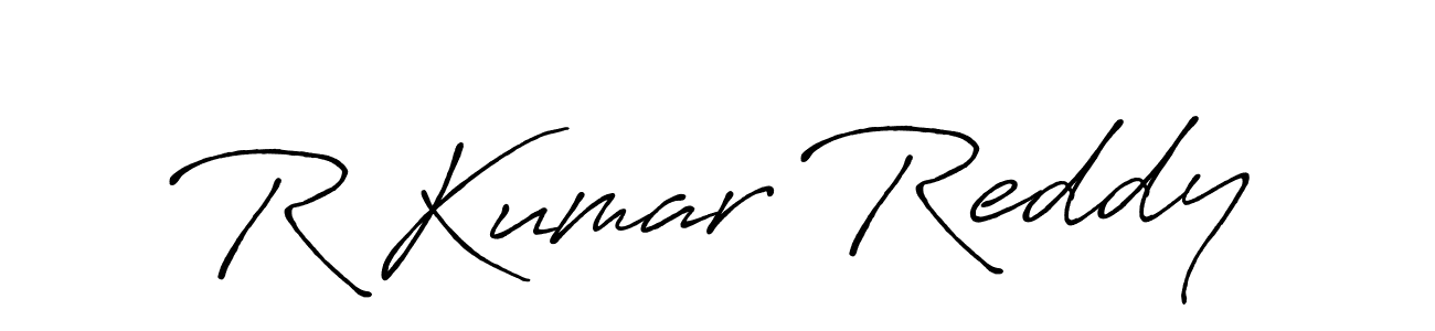 Similarly Antro_Vectra_Bolder is the best handwritten signature design. Signature creator online .You can use it as an online autograph creator for name R Kumar Reddy. R Kumar Reddy signature style 7 images and pictures png