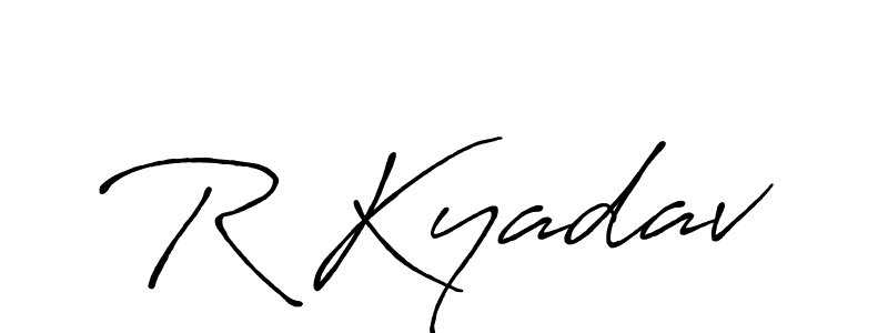 Here are the top 10 professional signature styles for the name R Kyadav. These are the best autograph styles you can use for your name. R Kyadav signature style 7 images and pictures png