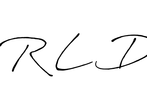 See photos of R L D official signature by Spectra . Check more albums & portfolios. Read reviews & check more about Antro_Vectra_Bolder font. R L D signature style 7 images and pictures png
