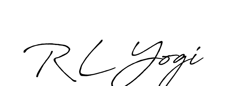 It looks lik you need a new signature style for name R L Yogi. Design unique handwritten (Antro_Vectra_Bolder) signature with our free signature maker in just a few clicks. R L Yogi signature style 7 images and pictures png