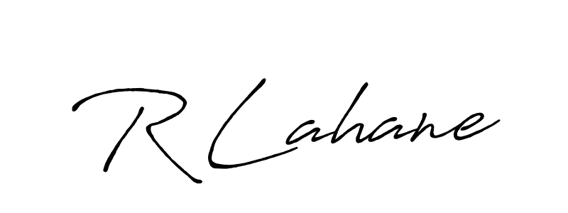 Similarly Antro_Vectra_Bolder is the best handwritten signature design. Signature creator online .You can use it as an online autograph creator for name R Lahane. R Lahane signature style 7 images and pictures png