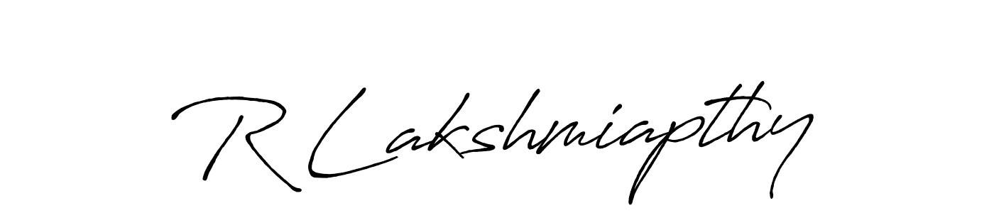 How to Draw R Lakshmiapthy signature style? Antro_Vectra_Bolder is a latest design signature styles for name R Lakshmiapthy. R Lakshmiapthy signature style 7 images and pictures png