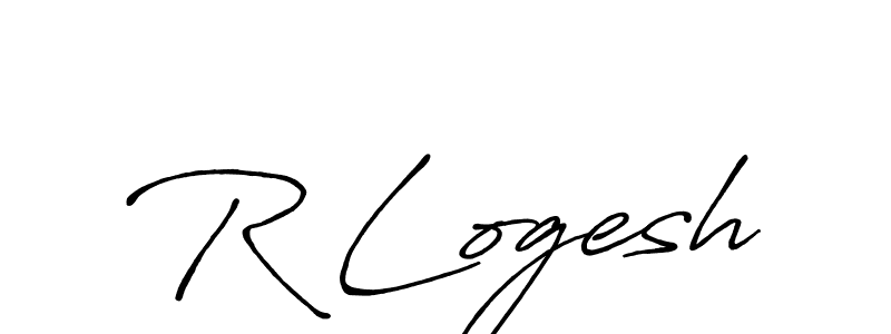 You should practise on your own different ways (Antro_Vectra_Bolder) to write your name (R Logesh) in signature. don't let someone else do it for you. R Logesh signature style 7 images and pictures png