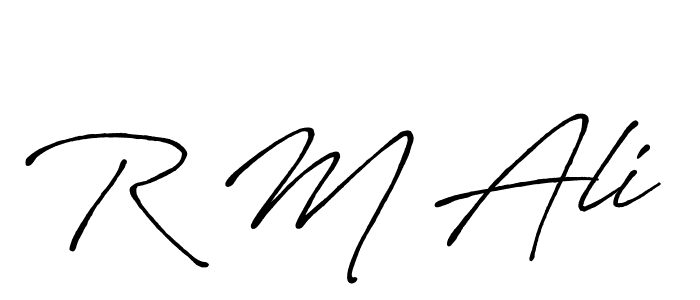 Make a beautiful signature design for name R M Ali. Use this online signature maker to create a handwritten signature for free. R M Ali signature style 7 images and pictures png