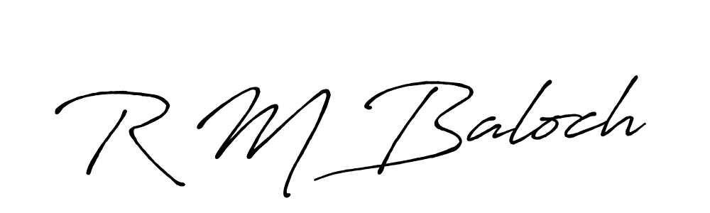 Make a beautiful signature design for name R M Baloch. Use this online signature maker to create a handwritten signature for free. R M Baloch signature style 7 images and pictures png