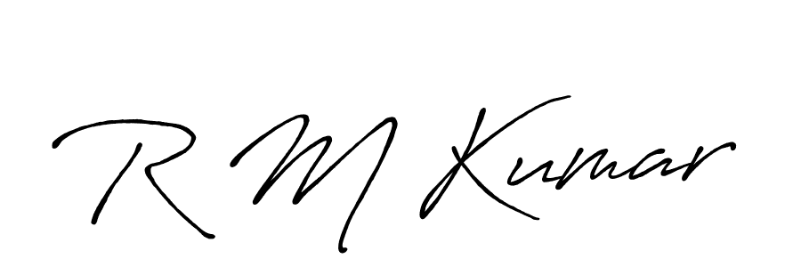 Make a beautiful signature design for name R M Kumar. Use this online signature maker to create a handwritten signature for free. R M Kumar signature style 7 images and pictures png