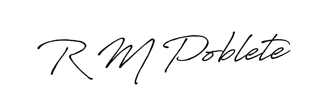 It looks lik you need a new signature style for name R M Poblete. Design unique handwritten (Antro_Vectra_Bolder) signature with our free signature maker in just a few clicks. R M Poblete signature style 7 images and pictures png