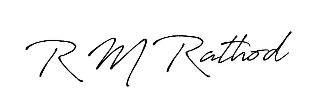 Also You can easily find your signature by using the search form. We will create R M Rathod name handwritten signature images for you free of cost using Antro_Vectra_Bolder sign style. R M Rathod signature style 7 images and pictures png