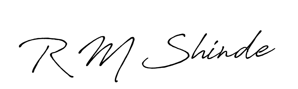 Also You can easily find your signature by using the search form. We will create R M Shinde name handwritten signature images for you free of cost using Antro_Vectra_Bolder sign style. R M Shinde signature style 7 images and pictures png