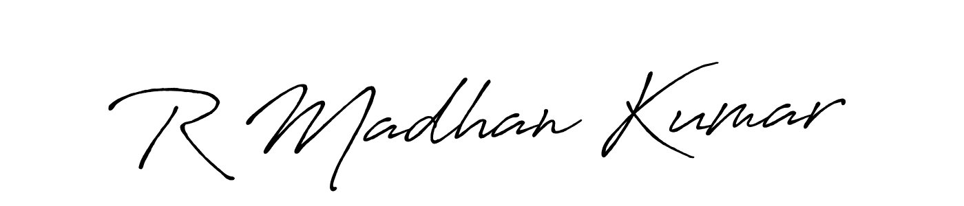 This is the best signature style for the R Madhan Kumar name. Also you like these signature font (Antro_Vectra_Bolder). Mix name signature. R Madhan Kumar signature style 7 images and pictures png