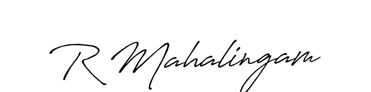 It looks lik you need a new signature style for name R Mahalingam. Design unique handwritten (Antro_Vectra_Bolder) signature with our free signature maker in just a few clicks. R Mahalingam signature style 7 images and pictures png