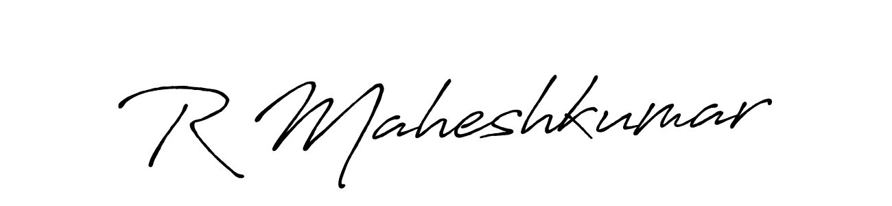 How to make R Maheshkumar signature? Antro_Vectra_Bolder is a professional autograph style. Create handwritten signature for R Maheshkumar name. R Maheshkumar signature style 7 images and pictures png