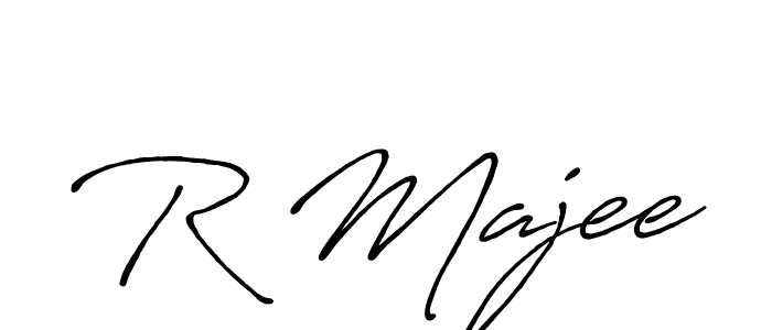 Create a beautiful signature design for name R Majee. With this signature (Antro_Vectra_Bolder) fonts, you can make a handwritten signature for free. R Majee signature style 7 images and pictures png