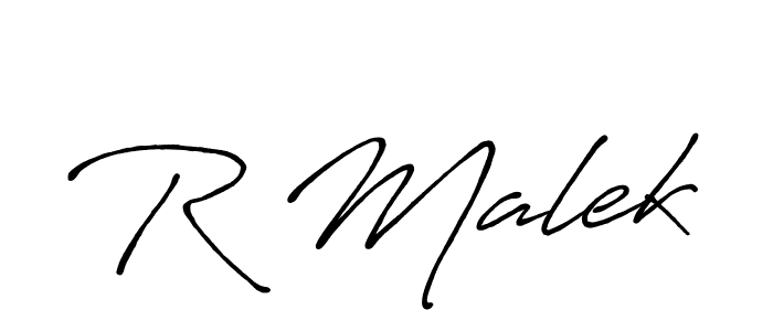 if you are searching for the best signature style for your name R Malek. so please give up your signature search. here we have designed multiple signature styles  using Antro_Vectra_Bolder. R Malek signature style 7 images and pictures png
