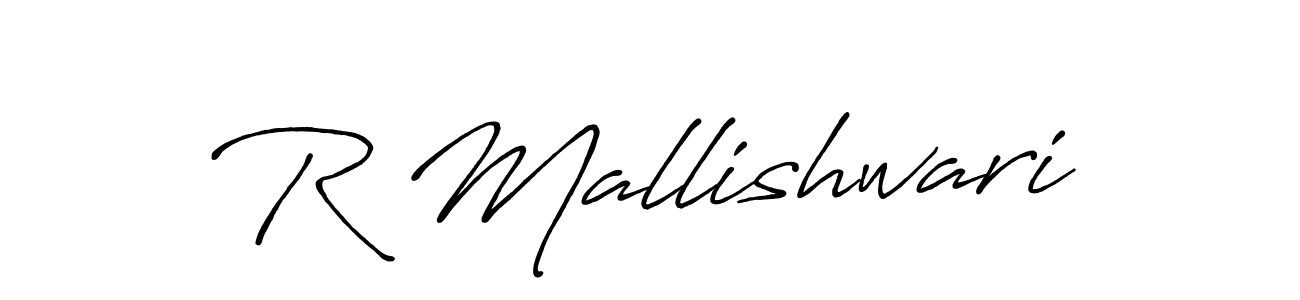 Make a short R Mallishwari signature style. Manage your documents anywhere anytime using Antro_Vectra_Bolder. Create and add eSignatures, submit forms, share and send files easily. R Mallishwari signature style 7 images and pictures png