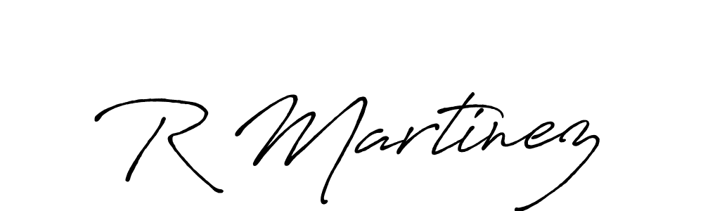 It looks lik you need a new signature style for name R Martinez. Design unique handwritten (Antro_Vectra_Bolder) signature with our free signature maker in just a few clicks. R Martinez signature style 7 images and pictures png