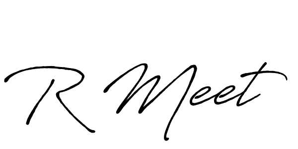 Check out images of Autograph of R Meet name. Actor R Meet Signature Style. Antro_Vectra_Bolder is a professional sign style online. R Meet signature style 7 images and pictures png