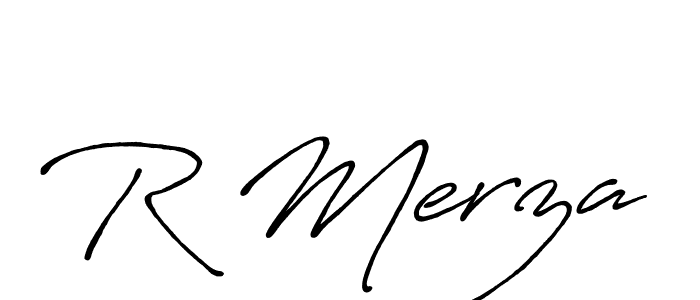 Also we have R Merza name is the best signature style. Create professional handwritten signature collection using Antro_Vectra_Bolder autograph style. R Merza signature style 7 images and pictures png