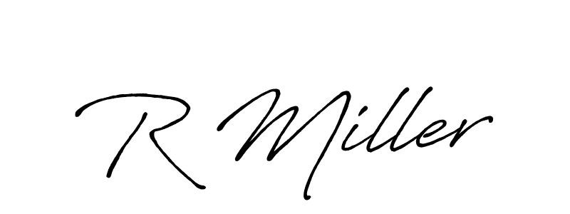 It looks lik you need a new signature style for name R Miller. Design unique handwritten (Antro_Vectra_Bolder) signature with our free signature maker in just a few clicks. R Miller signature style 7 images and pictures png